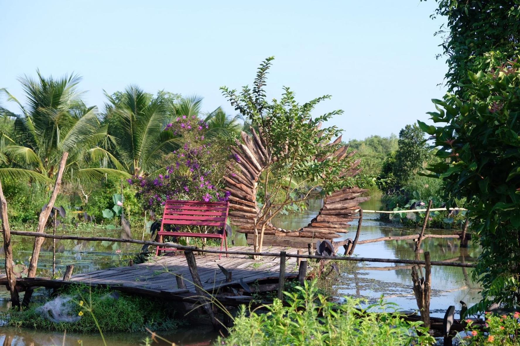 Bungalow - Farmstay Hoa Rung U Minh Cà Mau المظهر الخارجي الصورة